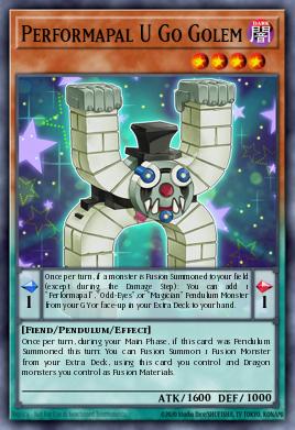 Performapal U Go Golem Yu-Gi-Oh card
