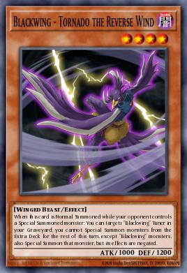Blackwing - Tornado the Reverse Wind Yu-Gi-Oh card