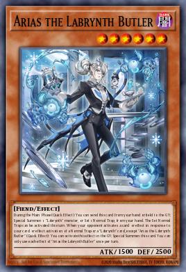 Arias the Labrynth Butler Yu-Gi-Oh card