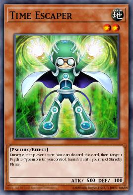 Time Escaper Yu-Gi-Oh card