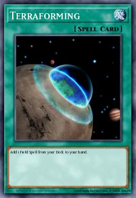 Terraforming Yu-Gi-Oh card