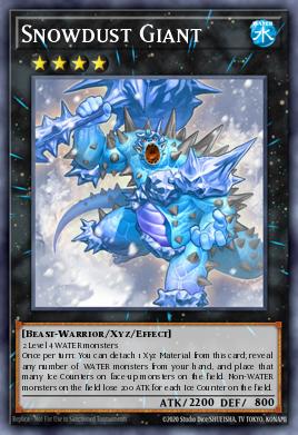 Snowdust Giant Yu-Gi-Oh card