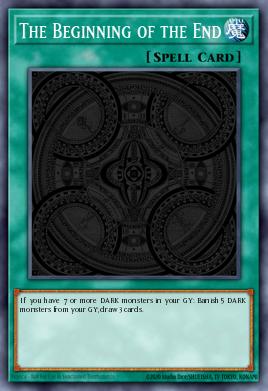 The Beginning of the End Yu-Gi-Oh card