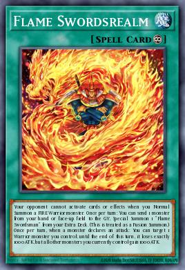 Flame Swordsrealm Yu-Gi-Oh card
