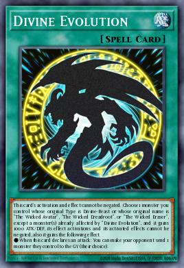 Divine Evolution Yu-Gi-Oh card