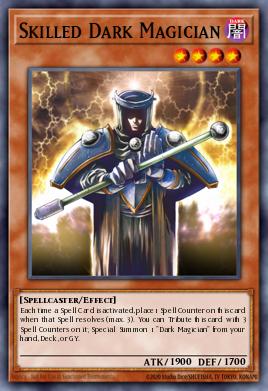 Skilled Dark Magician Yu-Gi-Oh card