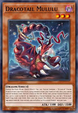 Dracotail Mululu Yu-Gi-Oh card