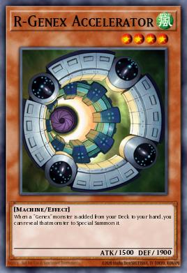R-Genex Accelerator Yu-Gi-Oh card
