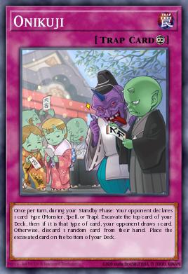 Onikuji Yu-Gi-Oh card