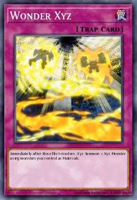 Wonder Xyz Yu-Gi-Oh card