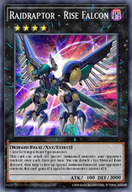 Raidraptor - Rise Falcon Yu-Gi-Oh card