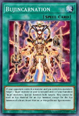Bujincarnation Yu-Gi-Oh card