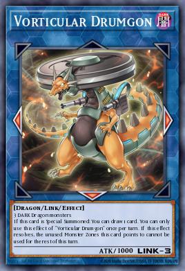 Vorticular Drumgon Yu-Gi-Oh card