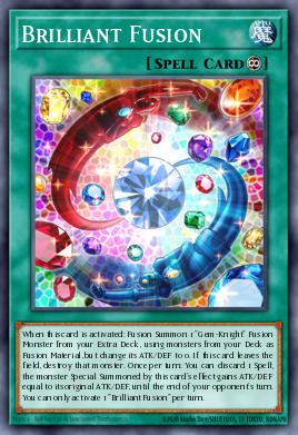 Brilliant Fusion Yu-Gi-Oh card