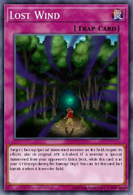 Lost Wind Yu-Gi-Oh card