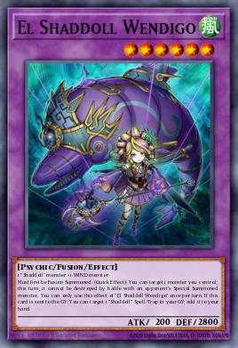 El Shaddoll Wendigo Yu-Gi-Oh card