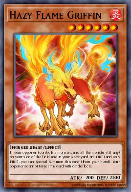 Hazy Flame Griffin Yu-Gi-Oh card