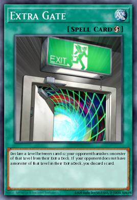 Extra Gate Yu-Gi-Oh card