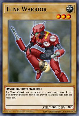 Tune Warrior Yu-Gi-Oh card
