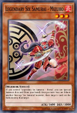Legendary Six Samurai - Mizuho Yu-Gi-Oh card