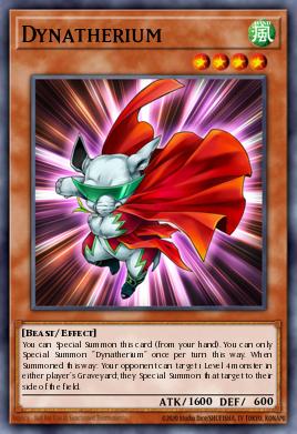 Dynatherium Yu-Gi-Oh card