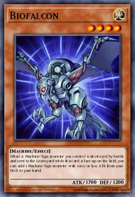 Biofalcon Yu-Gi-Oh card