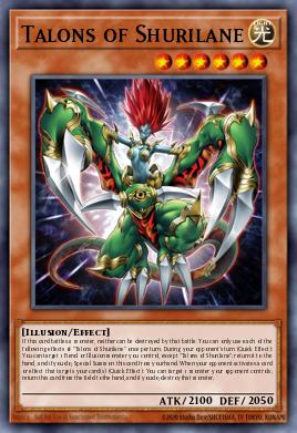 Talons of Shurilane Yu-Gi-Oh card