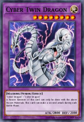 Cyber Twin Dragon Yu-Gi-Oh card
