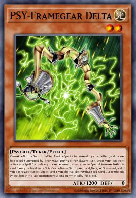 PSY-Framegear Delta Yu-Gi-Oh card