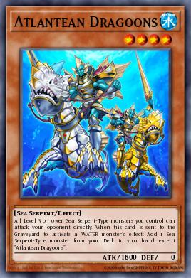 Atlantean Dragoons Yu-Gi-Oh card