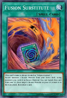 Fusion Substitute Yu-Gi-Oh card