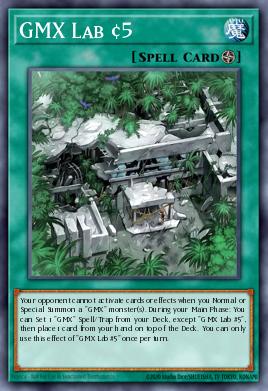 GMX Lab #5 Yu-Gi-Oh card