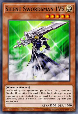 Silent Swordsman LV5 Yu-Gi-Oh card
