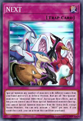 NEXT Yu-Gi-Oh card
