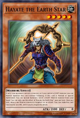 Hayate the Earth Star Yu-Gi-Oh card