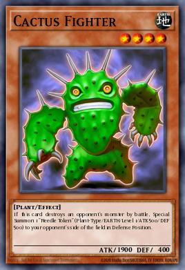 Cactus Fighter Yu-Gi-Oh card