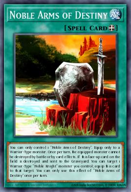 Noble Arms of Destiny Yu-Gi-Oh card