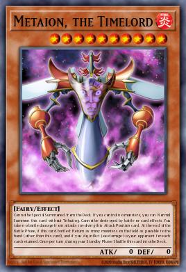 Metaion, the Timelord Yu-Gi-Oh card