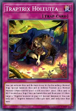 Traptrix Holeutea Yu-Gi-Oh card
