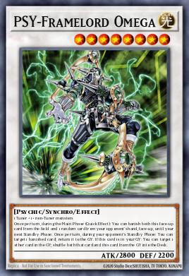 PSY-Framelord Omega Yu-Gi-Oh card