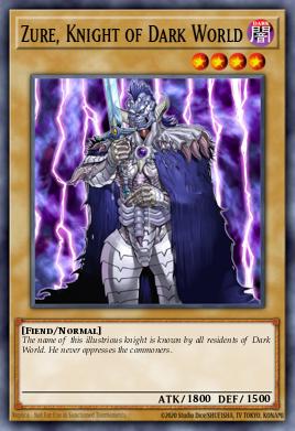Zure, Knight of Dark World Yu-Gi-Oh card