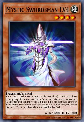 Mystic Swordsman LV4 Yu-Gi-Oh card