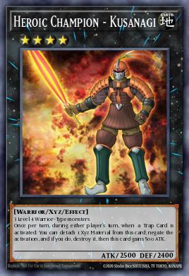 Heroic Champion - Kusanagi Yu-Gi-Oh card