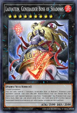 Laevatein, Generaider Boss of Shadows Yu-Gi-Oh card