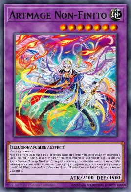Artmage Non-Finito Yu-Gi-Oh card