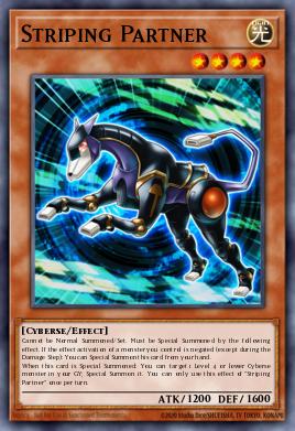 Striping Partner Yu-Gi-Oh card