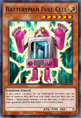 Batteryman Fuel Cell Yu-Gi-Oh card