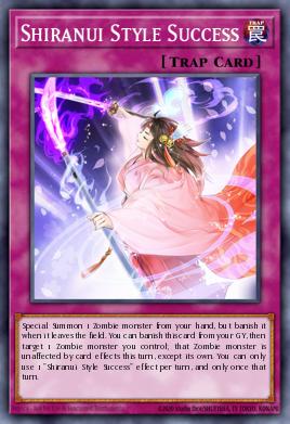 Shiranui Style Success Yu-Gi-Oh card