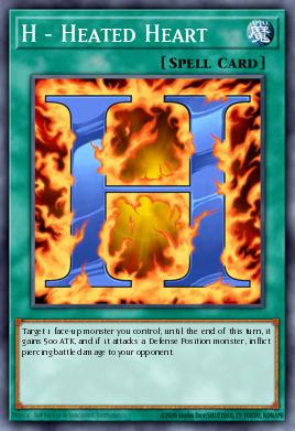 H - Heated Heart Yu-Gi-Oh card