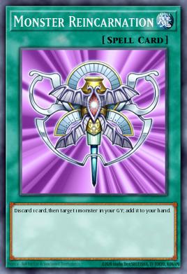 Monster Reincarnation Yu-Gi-Oh card